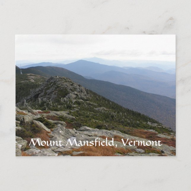 Mount Mansfield, Vermont Postcard (Front)