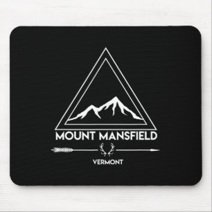 Mount Mansfield Vermont Snowboarding Skiing Resort Mouse Mat