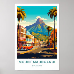 Mount Maunganui New Zealand Travel Print