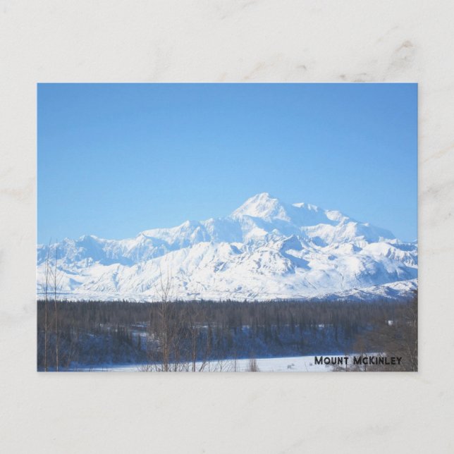 Mount Mc Kinley, Alaska Holiday Postcard (Front)