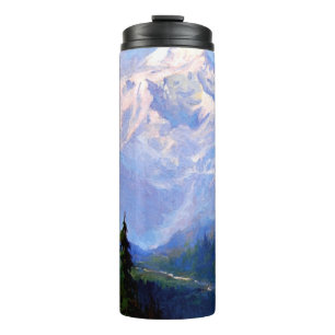 Mount McKinley, Alaska, fine art painting Thermal Tumbler