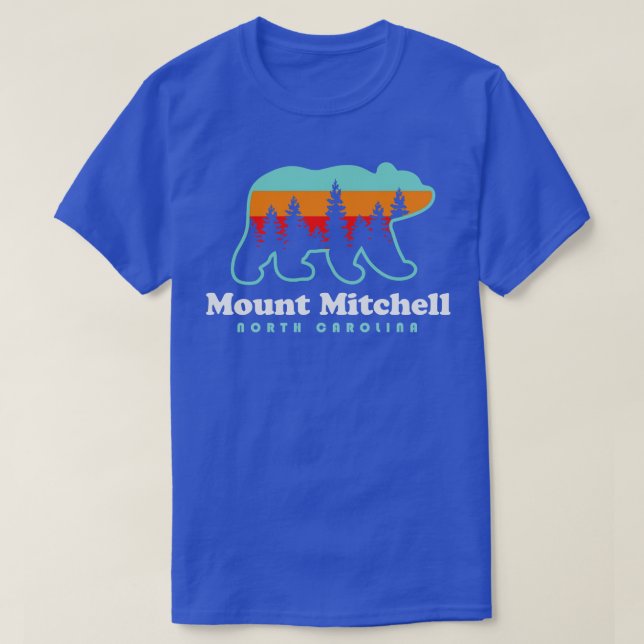 Mount Mitchell Hike North olina Black Mountain Ran T-Shirt (Design Front)