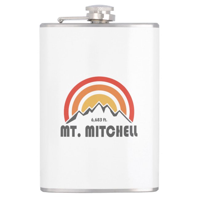 Mount Mitchell Hip Flask (Front)