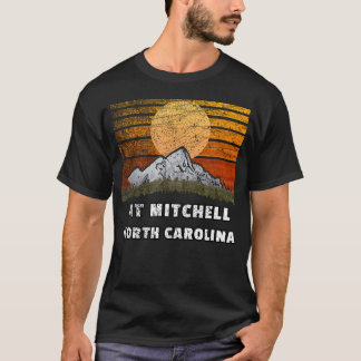 Mount Mitchell North Carolina With Mountain T-Shirt