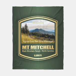 Mount Mitchell (PF) Fleece Blanket