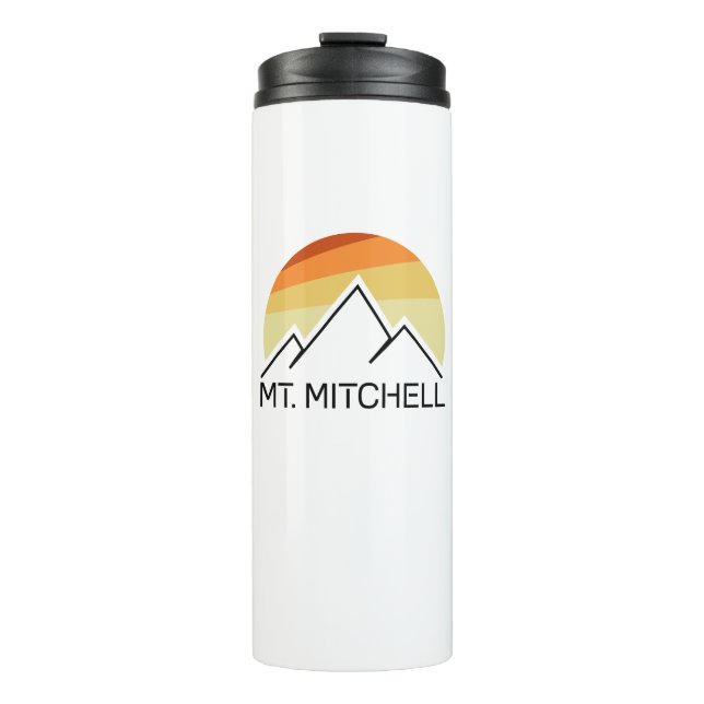 Mount Mitchell Retro Thermal Tumbler (Front)