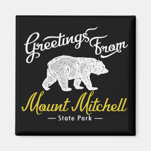 Mount Mitchell State Park Bear Magnet