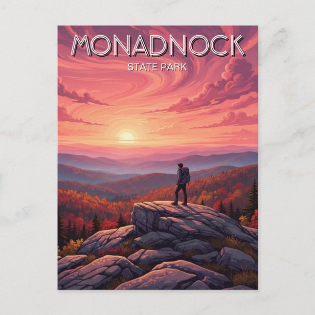 Mount Monadnock New Hampshire Travel Postcard (Front)
