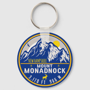 Mount Monadnock New Hampshire Vintage Souvenirs Key Ring