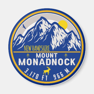Mount Monadnock New Hampshire Vintage Souvenirs Magnet