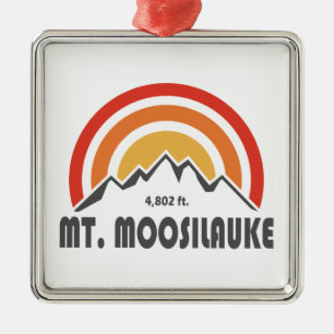 Mount Moosilauke Metal Tree Decoration
