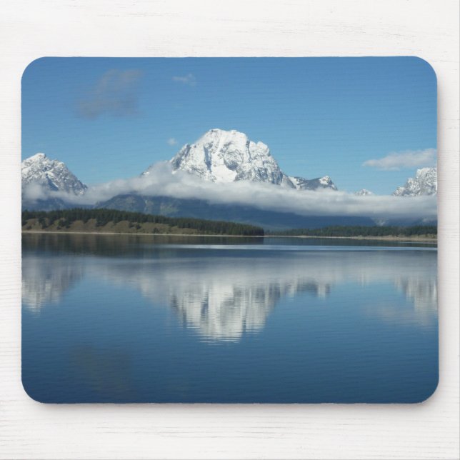 Mount Moran Reflection at Grand Teton Mouse Mat (Front)