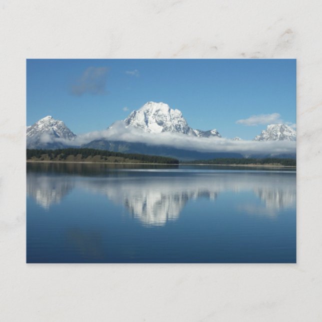 Mount Moran Reflection at Grand Teton Postcard (Front)