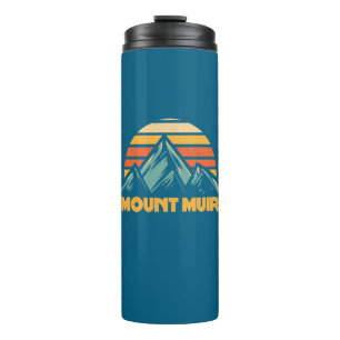 Mount Muir California Retro Turquoise Thermal Tumbler