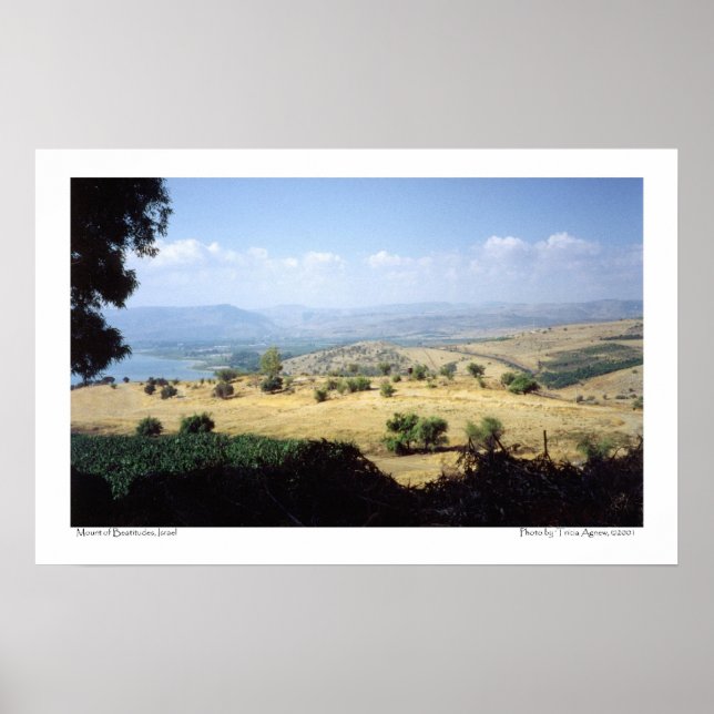 Mount of Beatitudes poster (Front)