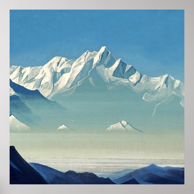 “Mount of Five Treasures” by Nicholas Roerich Poster (Front)
