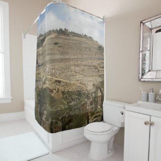 Mount of Olives Jerusalem Shower Curtain