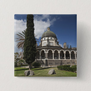 Mount of the Beatitudes 15 Cm Square Badge