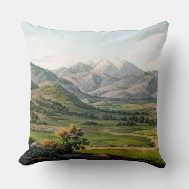 Mount Olympus, as seen between Larissa and Baba, p Cushion (Front)