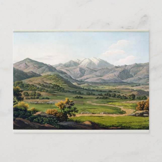 Mount Olympus, as seen between Larissa and Baba, p Postcard (Front)