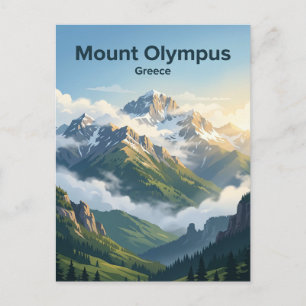 Mount Olympus Greece Postcard