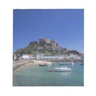 Mount Orgueil Castle and harbour, Gorey, Jersey Notepad