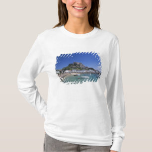 Mount Orgueil Castle and harbour, Gorey, Jersey T-Shirt