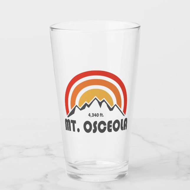Mount Osceola New Hampshire Glass (Front)