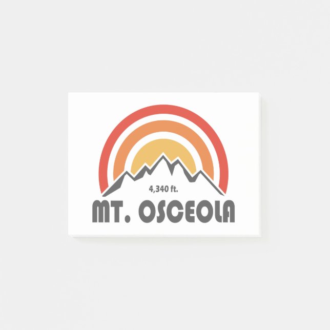 Mount Osceola New Hampshire Post-it Notes (Front)
