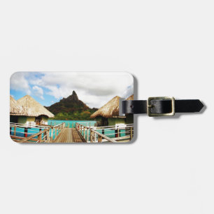 Mount Otemanu Luggage Tag