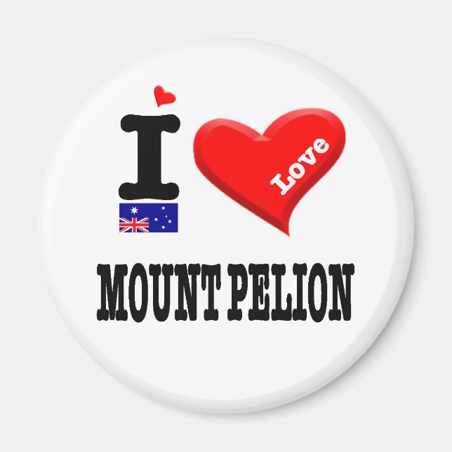 MOUNT PELION - I Love Magnet (Front)