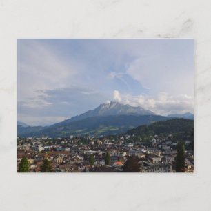 Mount Pilatus Over Luzern, Switzerland Postcard