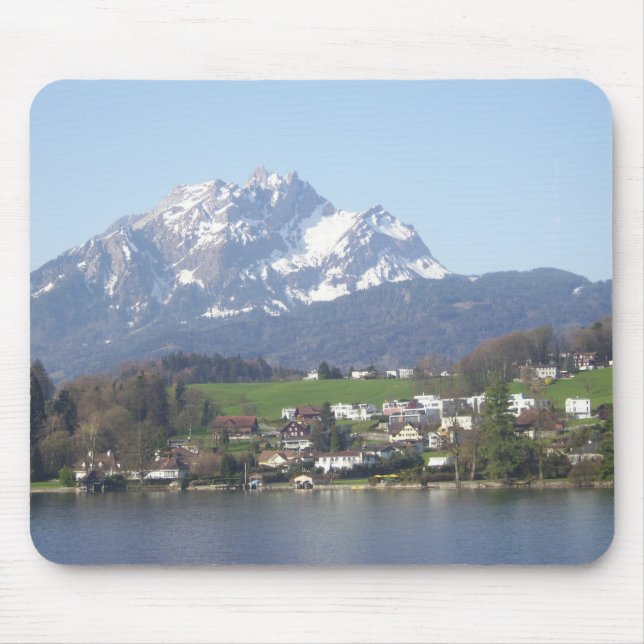 Mount Pilatus Switzerland Mouse Mat (Front)