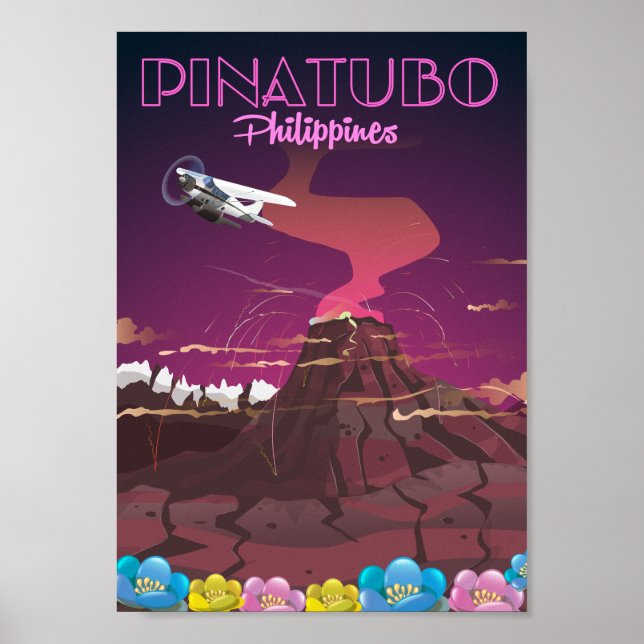 Mount Pinatubo, Philippines Poster (Front)