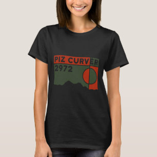 Mount Piz Curvér Mountain Biking Hike Swiss Hiking T-Shirt