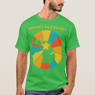 Mount Pleasant Michigan Vintage Distressed Souveni T-Shirt