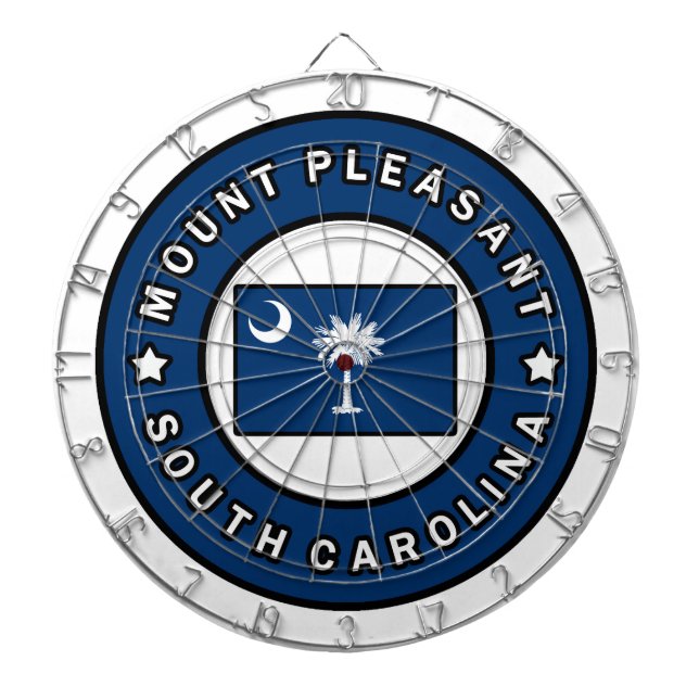 Mount Pleasant South Carolina Dartboard (Front)