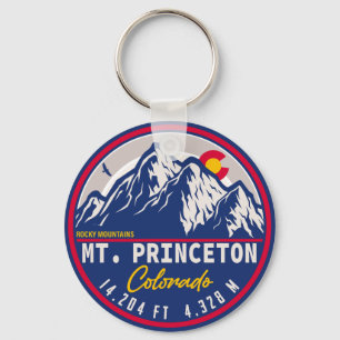 Mount Princeton Colorado - 14ers fourteener hiking Key Ring