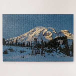 Mount Rainer evening light Jigsaw Puzzle