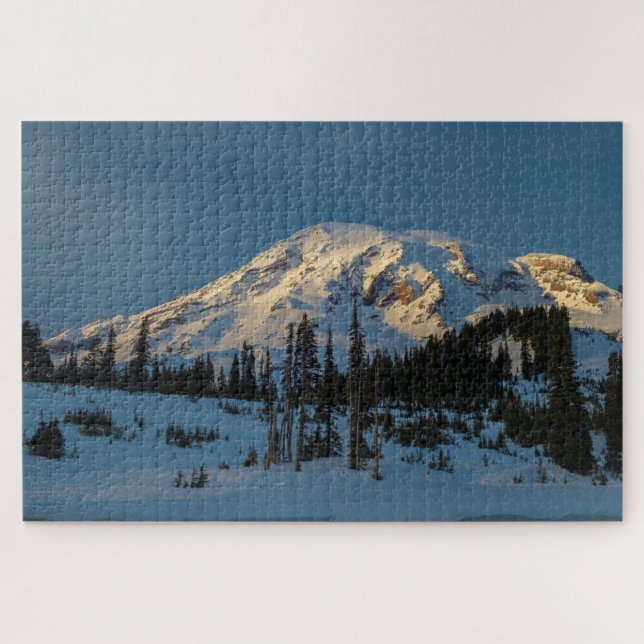 Mount Rainer evening light Jigsaw Puzzle (Horizontal)