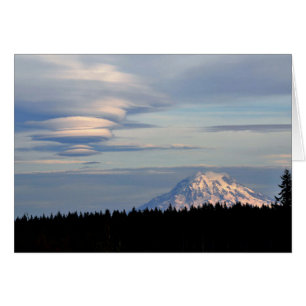 Mount Rainer with Lenticular Clouds