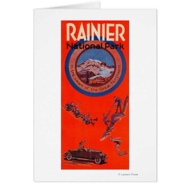 Mount Rainier Advertising Poster 2 (Front)