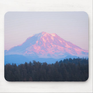 Mount Rainier Alpenglow Mouse Mat