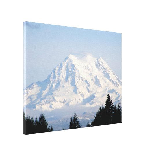 Mount Rainier Canvas Print | Zazzle.co.uk