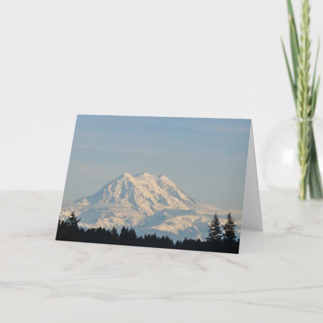 Mount Rainier - Frameable Art Care Card (Front)