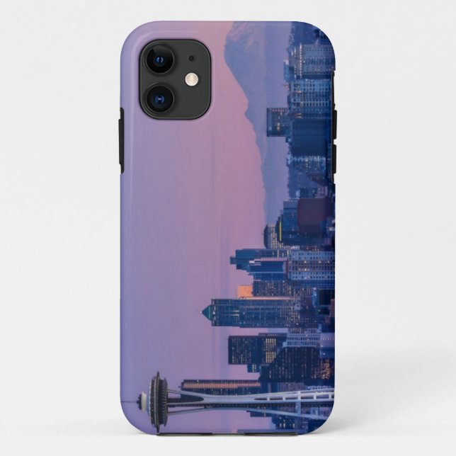 Mount Rainier in the background. Case-Mate iPhone Case (Back)