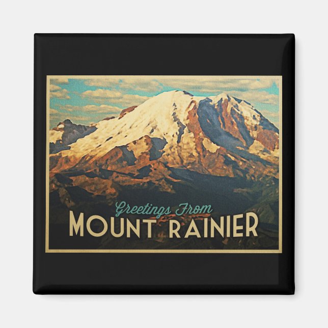 Mount Rainier Magnet (Front)