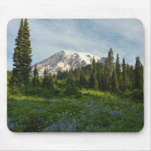 Mount Rainier Morning Light Mouse Mat
