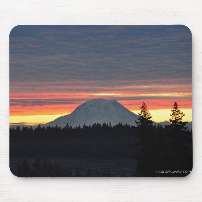Mount Rainier mouspad Mouse Mat (Front)