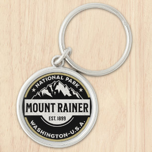 Mount Rainier National Park - Alpine Crest Key Ring